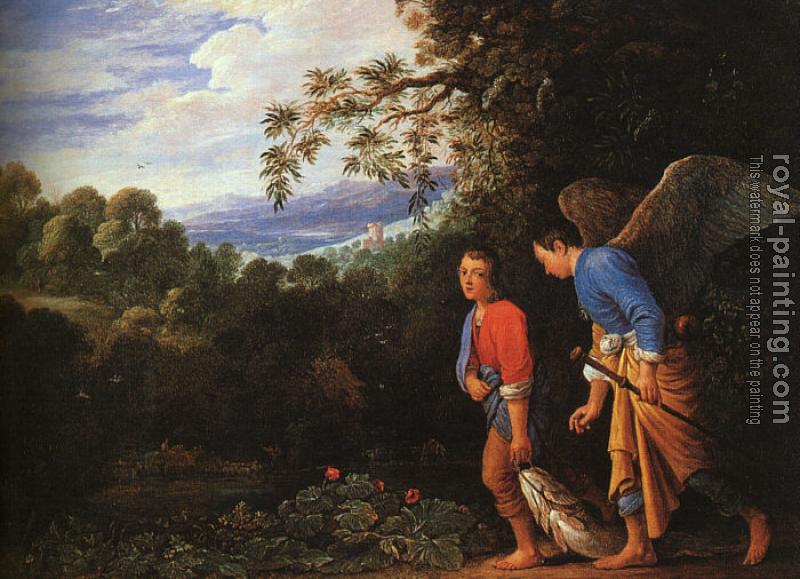 Adam Elsheimer : Copy after the lost large Tobias and the Angel